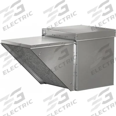 Dayton Centrifugal Roof Supply Fan: 12 1/4 in Wheel, 1,705 cfm, 2 3/4 in wc Max. - Belt-Drive Filtered Supply Fans with Drive