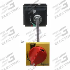 SQUARE D Rotary Operating Handle: Rotary Op Handle, PowerPact(R) H and J Circuit Breakers, 2 Poles (MPN S29340). Key specifications — For Use With: PowerPact(R) H and J Circuit Breakers; Number of Poles: 2; Includes: Adjustable Shaft and Operator; Brand: SQUARE D; Accessory Type: Rotary Operating Handle.