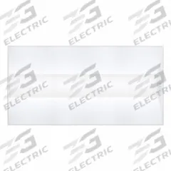 SYLVANIA Troffer Fixture: 4 ft Lg, 1 ft Wd, 1,905 lm_3,810 lm, 3000K, 30 W, 120V AC (MPN VOLUME7AS030UNVD8SC814BLE). Key specifications — Voltage: 120V AC; Brand: SYLVANIA; LED Replacement For: (3) 32W T8; Color Temperature: 3000K; Dimmable: Yes.