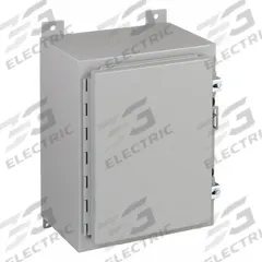HOFFMAN Enclosure: Steel, 24 in x 16 in x 8 in, NEMA 12/13, Solid Cover, Hinged (MPN A241608LP). Key specifications — Brand: HOFFMAN; Closure Method: Clamps; Knockouts: Not Included.