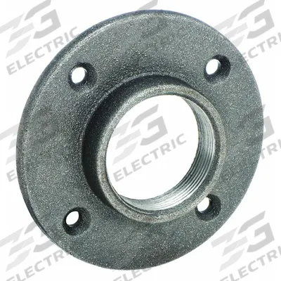 APPROVED VENDOR Metal Pipe Flange: 2 in, NPT Threaded, Malleable Iron, Flange - Structural Threaded Steel & Iron Pipe Flanges
