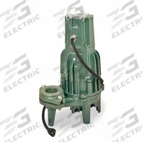 ZOELLER Effluent Pump: 1 1/2 hp, 460V AC, Three Phase, 140 gpm Flow Rate @ 10' of Head, Cast Iron (MPN 188-0006). Key specifications — Impeller Material: Bronze; Rated Voltage: 460V AC; Brand: ZOELLER; Switch: Not Included.