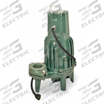 ZOELLER Effluent Pump: 1 1/2 hp, 460V AC, Three Phase, 140 gpm Flow Rate @ 10' of Head - General Purpose Effluent Pumps