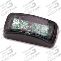 J.W. SPEAKER Clearance Marker Lamp: Marker Light, LED, Rectangular, Surface Mount, Clear/White, IP67 (MPN 150). Key specifications — Lens Color: White; Brand: J.W. SPEAKER; Electrical Connection: Bare Lead Connector; Lighting Technology: LED; Mount Type: Panel.