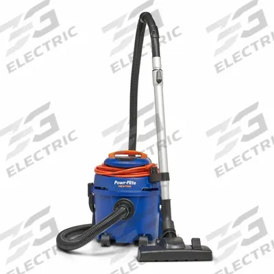 POWR-FLITE Canister Vacuum: 2 5/8 gal Vacuum Capacity, HEPA, Not HEPA Rated, 2 in Hose Dia - Corded Canister Vacuums