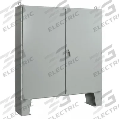 HOFFMAN Enclosure: Steel, 60 in x 60 in x 16 in, NEMA 12, Solid Cover - Steel Dust-Tight Enclosures