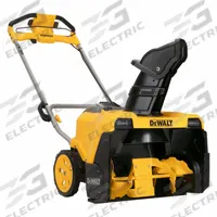 DEWALT Cordless Walk-Behind Snow Blower Kit: 200° Chute Turning Radius, Cordless, Electric, Push (MPN DCSNP2142Y2). Key specifications — Battery Capacity: 4.0 Ah; Speed Settings: Variable; Includes: (2) DCB612 4Ah Batteries, (2) DCB1104 Battery Chargers; Brand: DEWALT.