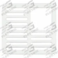 ZURN Grate: Cast Iron, 9 1/2 in Overall Wd, 1 1/4 in Overall Ht, Enamel, Drop-In (MPN P1900-3-GRATE). Key specifications — Brand: ZURN; Finish: Enamel; Color: White; Material: Cast Iron; Connection Type: Drop-In; Grate Surface Style: Slotted; Product Type: Grate.