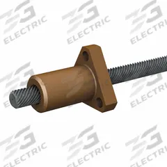 PBC LINEAR Precision Lead Screw: Lead Screw and Nut Assembly, Std, PTFE, Stainless Steel, 300 (MPN LSR1201T-0508-TS-NNN-NNN-N). Key specifications — Brand: PBC LINEAR.