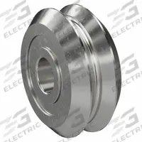 DUALVEE Guide Wheel: Carbon Steel, DualVee, For Size 3 DualVee Rails, W3X. Key specifications — Material: Carbon Steel; Lubrication: Klubersynth UH1 14-151; For Use With: Track; Manufacturer Part Number: W3X; Brand: DUALVEE; Size: 3; Bearing Protection: Shielded; For Rail Size: Size 3 DualVee.