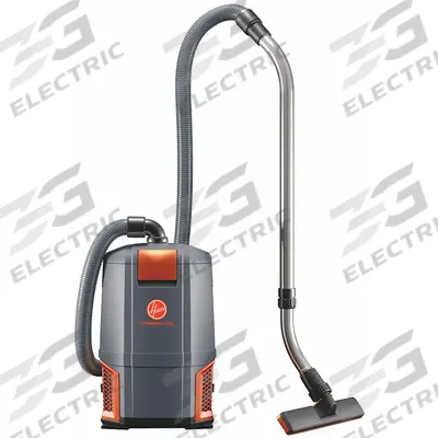 HOOVER Backpack Vacuum: 92 cfm Air Flow, 11.7 lb Wt, 68 dB Sound Level - Corded Backpack Vacuums