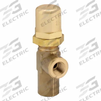 Parker Pressure Control Valve: 10 gpm, 1,750 psi Max Set, Brass - Hard-Seat Pressure Control Valves