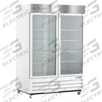 AMERICAN BIOTECH SUPPLY Lab Refrigerator: 49 cu ft, Upright, 1°C to 10°C, 34 3/4 in Overall Dp, Temp (MPN ABT-HC-LS-49). Key specifications — Door Opening Style: Left and Right; Color: White; Alarm Type: Temperature; Manufacturer Part Number: ABT-HC-LS-49; Brand: AMERICAN BIOTECH SUPPLY; Product Type: Lab Refrigerator; Door Type: Swing Glass; Refrigerant Type: R-290.