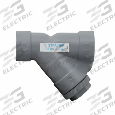 HAYWARD Y Strainer: 1 1/2 in, NPT, Mesh, 0.0469 in Screen Size, CPVC, FPM - CPVC Y Strainers
