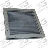 Door Louver: Gray Primer, Steel, 24 1/2 in H x 24 1/2 in W Rough Opening (MPN 6WRK3). Key specifications — Brand: DAYTON.