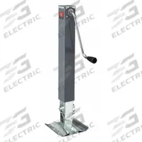 BULLDOG Trailer Jack Square Swivel: Sidewind Trailer Jack, 10,000 lb Static Load Capacity, Sidewind (MPN 180455). Key specifications — Handle Type: Sidewind; Mounting Type: Weld-On; Maximum Lift Height: 54.17 in; Base: Drop Leg; Brand: BULLDOG.