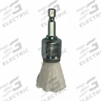 DICO Nonabrasive End Brush For Drills: Crimped, 3/4 in Dia, 1/4 in Shank (MPN 7200084). Key specifications — Brand: DICO; Grit: 00.