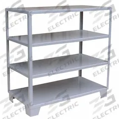 JAMCO Metal Shelving: Medium-Duty, Standalone, 48 in x 18 in, 54 in Overall Ht, 4 Shelves, Steel (MPN WM148GP). Key specifications — Brand: JAMCO; Finish: Painted; Color: Gray.