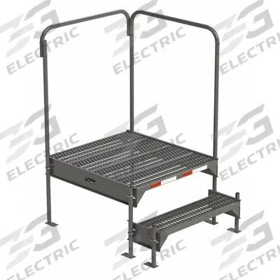 APPROVED VENDOR Work Platform: 1.8 ft Platform Ht - Max, 34.6 in x 39 in - Configurable Single-Access Platforms