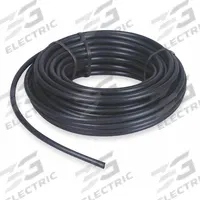 RAIN BIRD Tubing: Blank Tubing, 1/4 in Barbed Fittings and Stakes, PEX, Black, 1/4 in Dia (MPN T22-100S). Key specifications — Brand: RAIN BIRD; Color: Black; Compatible Product Type: 1/4 in Barbed Fittings and Stakes; Material: PEX; Product Type: Blank Tubing.