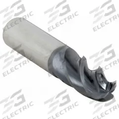 CLEVELAND Ball End Mill: Carbide, AP/MAX Coated, 4 Flute, 5/8" Mill Dia, 1-1/4" LOC, 3-1/2" OAL (MPN C80116)