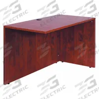 BOSS Desk Return: Wood, Mahogany, 42 in Overall Wd, 29 1/2 in Overall Ht, 24 in Overall Dp (MPN N196-M). Key specifications — Desktop Material: Wood; Desktop Color: Mahogany; Brand: BOSS; Frame Color: Mahogany; Frame Material: Wood; Product Type: Desk Return.