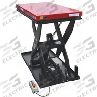 DAYTON Scissor Lift Table: Electric, 1,500 lb Load Capacity, 39 in Max Lifting Ht, 48 in Platform Lg (MPN 60NH59). Key specifications — attr925632: DAYTON; attr925651: 115V AC; attr925643: Hydraulic.