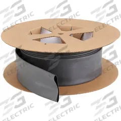 3M Heat Shrink Tubing: 4 in I.D. Before Shrinking, 2 in I.D. After Shrinking, 50 ft Lg, Black, 2:1 (MPN FP-301VW-4-Black-50'). Key specifications — Color: Black; Brand: 3M.