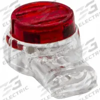 TRIPLETT Insulation Displacement Connector: 3 Ports, Red, 26 AWG – 19 AWG Run Size Range, 300 V (MPN URC-100PK). Key specifications — attr1308123: TRIPLETT; attr1351571: Yes.