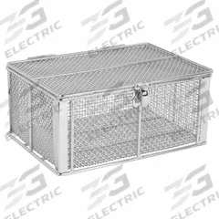 MARLIN STEEL WIRE PRODUCTS Parts Washer Basket: Rectangular, Stainless Steel, Silver, 6 in Basket Ht (MPN 00368050-31). Key specifications — Handle Included: Handle Not Included; Mesh Opening Size: #4; Stackable: Not Stackable; Lid Included: Lid Included; Brand: MARLIN STEEL WIRE PRODUCTS.
