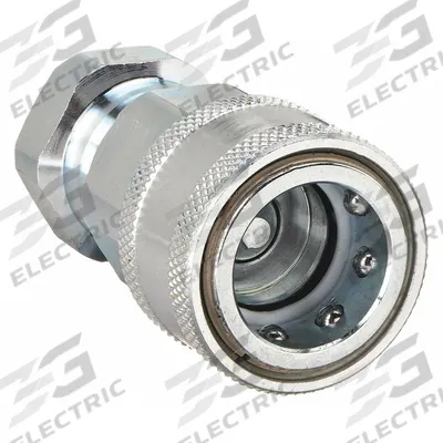 PARKER Hydraulic Quick Connect Hose Coupling: 1/2 in Coupling Size, Steel - 6600 Series Hydraulic Quick-Connect Coupling Bodies