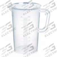 APPROVED VENDOR Beaker: Tall Form with Handle, Printed Graduation, Polypropylene, Clear, 100 mL (MPN 326485-0100). Key specifications — attr1370319: Clear; attr1370337: Printed; attr1370306: Colorless; attr1370307: APPROVED VENDOR; attr1370311: Beaker; attr1370320: Yes.