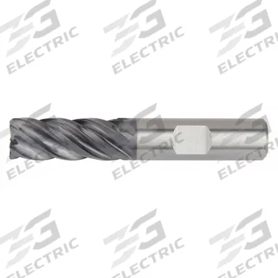 WIDIA HANITA Square End Mill: Carbide, AlTiN Coated, 5 Flute, 3/16" Mill Dia, 5/8" LOC - Fast-Cutting Carbide Square End Mills for Steel & Cast Iron