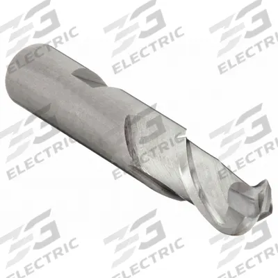 CLEVELAND Ball End Mill: High Speed Steel, 2 Flute, 1/2" Mill Dia, 1" LOC, 3-1/4" OAL (MPN C42124) - General Purpose High-Speed Steel Ball End Mills
