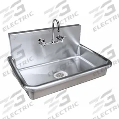 JUST MANUFACTURING Hospital Sink: 1 Stations, 13 1/2 in Overall Ht, 26 in Overall Lg, 2 Faucet Holes (MPN JADA3020-2-J). Key specifications — Brand: JUST MANUFACTURING.