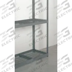 TENNSCO Decking: 48 in x 36 in, 2,250 lb Load Capacity, Steel, 5 ga Decking, Gray, Decking (MPN ZWD-4836 MG). Key specifications — Decking Material: Steel; Decking Finish: Powder Coated; Color: Gray; Brand: TENNSCO; Product Type: Decking.