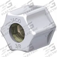 JACO Gripper Nuts: 1/4 in OD Size, Compression, Nylon, 5 PK (MPN N-PG-4-SO). Key specifications — Brand: JACO.