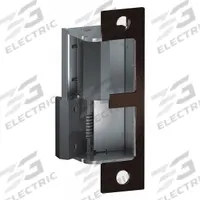 TRINE Electric Door Strike: 1 1/4 in Wd, 4 7/8 in Ht, Cylindrical/Mortise, Bronze (MPN 4100DBDL-RS-10B-LH). Key specifications — Brand: TRINE; Input Voltage: 24V AC/DC; Performance Duty Rating: 1 - Heavy Duty; Strike Type: Cylindrical.