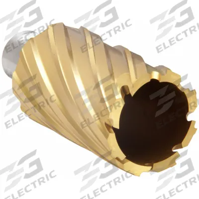 SLUGGER BY FEIN Annular Cutter: 1 5/16 in Cutter Dia, 2 in Max Cutting Dp, TiN - High-Speed Steel Annular Cutters for General Cutting