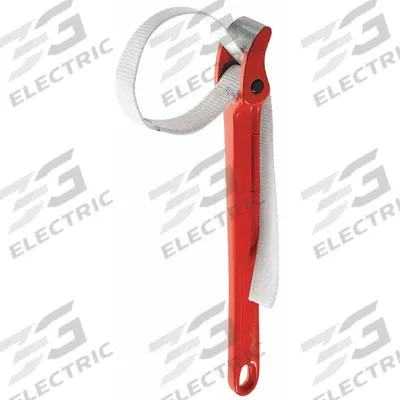 ROTHENBERGER Strap Wrench: For 3 1/2 in Outside Dia, 13 in Handle Lg, 1 1/4 in Strap Wd - Strap Wrenches
