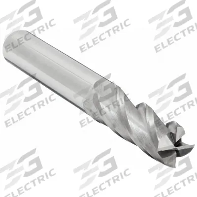 CLEVELAND Square End Mill: Carbide, 4 Flute, 5/16" Mill Dia, 1" LOC, 4" OAL (MPN C61864) - Carbide Square End Mills for Aluminum