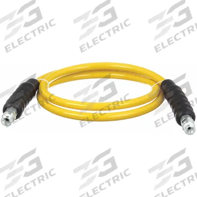 ENERPAC Hydraulic Hose Assembly: 1/4 in ID, NPTF x NPTF, 3 ft Lg, Yellow - Enerpac H700 Abrasion-Resistant Hydraulic Hose Assemblies