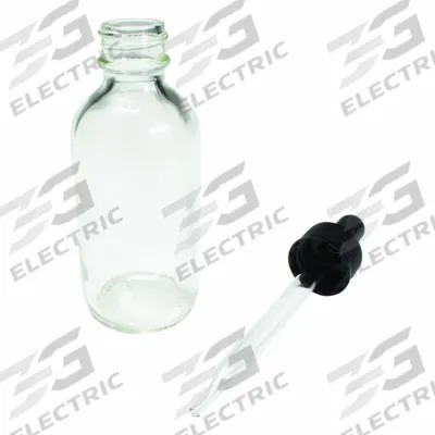 APPROVED VENDOR Dropper Bottle: Round, 15 mL, 0.5 fl oz, Soda Lime Glass - Clear Glass Lab Dropper Bottles