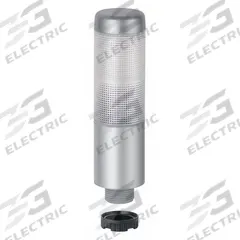 WERMA Tower Light Assembly: 2 Tier, Green/Red, No Sounder Tier, 141 mm Overall Ht, 38 mm Overall Dia (MPN 69842075). Key specifications — Manufacturer Part Number: 69842075; Brand: WERMA; Operating Voltage: 24V AC/DC; Light Tier Color: Green.