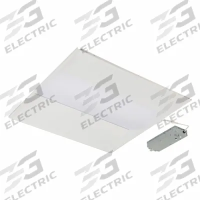 LITHONIA LIGHTING Recessed LED Fixture: 2 ft Lg, 2 ft Wd, 2,000 lm_3,000 lm_4,000 lm_5,000 lm - 2 ft. x 2 ft. LED Center-Basket Troffers