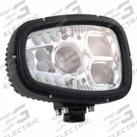 GROTE LED Head Lamp Assembly: Snowplow Light, LED, Heated, High Beam/Low Beam, Swivel, Aluminum (MPN 84641-5). Key specifications — Heated: Heated; Lighting Technology: LED; Beam Type: Low Beam; Electrical Connection: 6-Pin DT Connector; Mount Type: Swivel; Brand: GROTE.