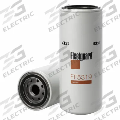 FLEETGUARD Automotive Fuel Filter: 12 3/8 in Overall Lg, 3 11/16 in Outside Dia, Diesel Fuel - Spin-On Fuel Filters