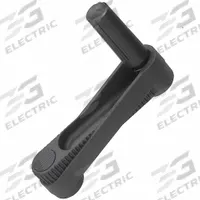 KIPP Crank Handle: Steel w/ Fold Away Plastic Grip, 8 mm Bore Dia, 80 mm Handle Lg (MPN K0266.1108). Key specifications — Brand: KIPP.