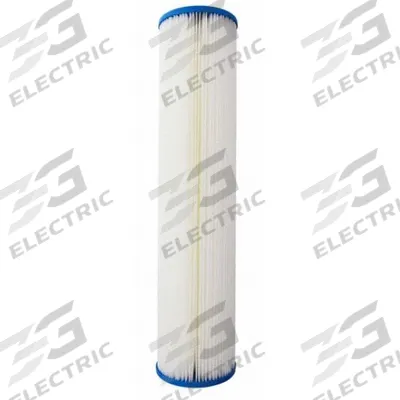 APPROVED VENDOR Filter Cartridge: 50 micron, Pleated, 14 gpm, Polyester - Pleated Water Filter Cartridges