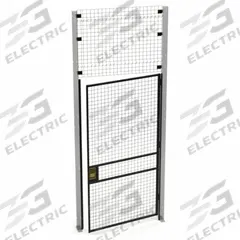 HUSKY RACK & WIRE Swing Door: 10 ft H x 4 ft W x 1 3/4 in D, Black, Powder-Coated (MPN V220410-094). Key specifications — attr1283297: Powder-Coated; attr1283316: Steel; attr1283323: Right; attr1283313: Yes; attr1283333: HUSKY RACK & WIRE.